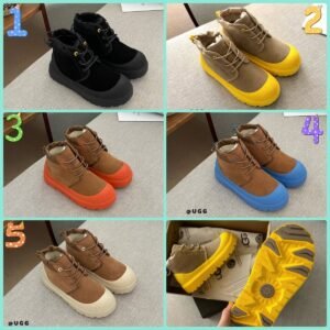 26611-11.jpg UGG New Winter Thick-Soled Lace-Up Boots with Colorful Shell Upper and Wool Lining
