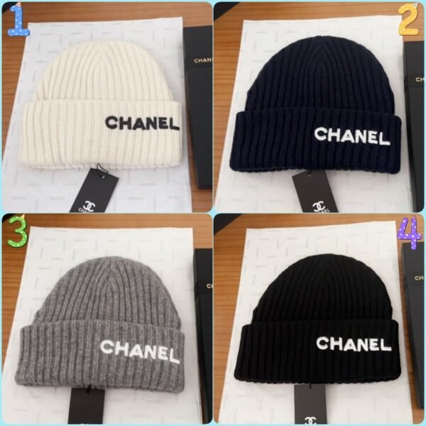 Chanel autumn and winter knitted hat