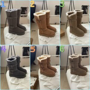 UGG autumn and winter new thick-soled high-top knight boots High tube length 28cm, medium tube length 23cm