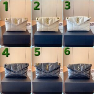 YSL LouLou Puffer Cloud Pillow Bag 26x10x18cm