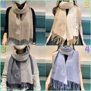 Hermès autumn and winter new cashmere scarf advanced version size 32x200cm