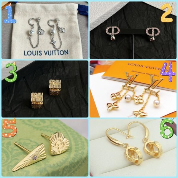 GUCCI asymmetric earrings