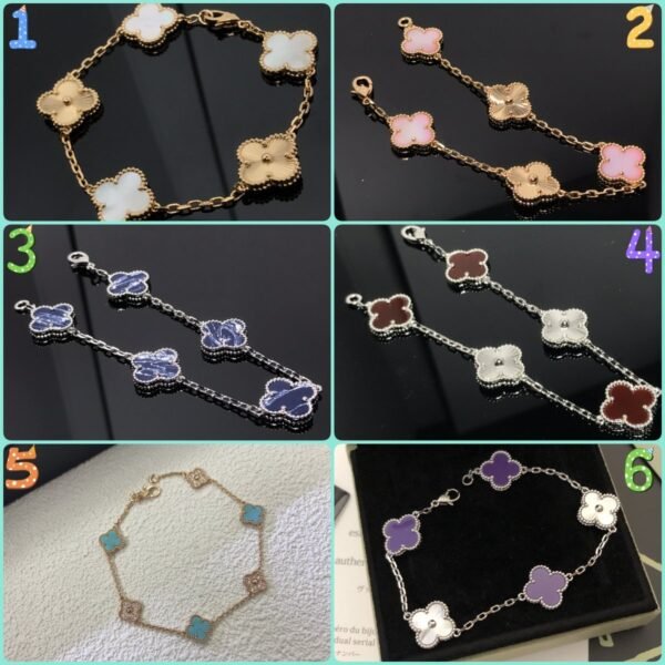 Van Cleef & Arpels five-flower bracelet four-leaf clover bracelet Premium version