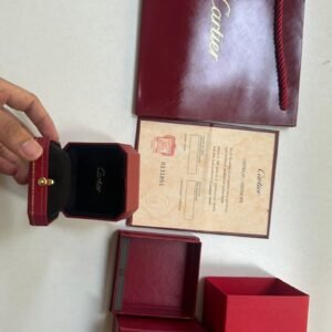 Cartier ring empty box