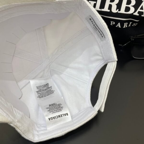 Original Balenciaga baseball cap black and white