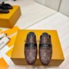 Louis Vuitton original calf leather 1:1 slippers