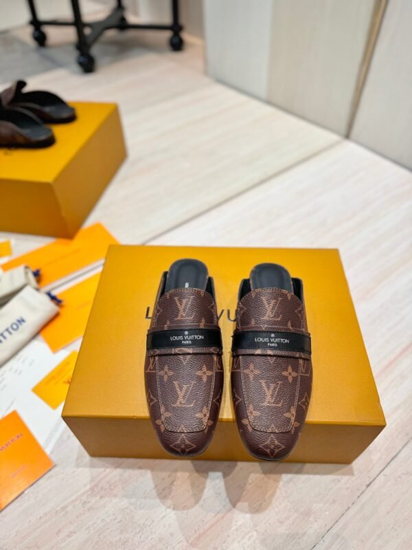 Louis Vuitton original calf leather 1:1 slippers