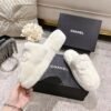 Chane Wool slippers pure fur all lamb wool
