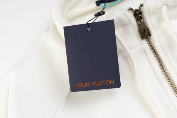louis vuitton white wool jacket