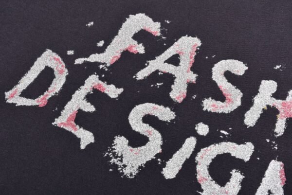 Balenciaga gold sand glitter print short sleeve