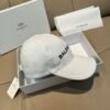 Balenciaga classic baseball cap embroidered in black and white