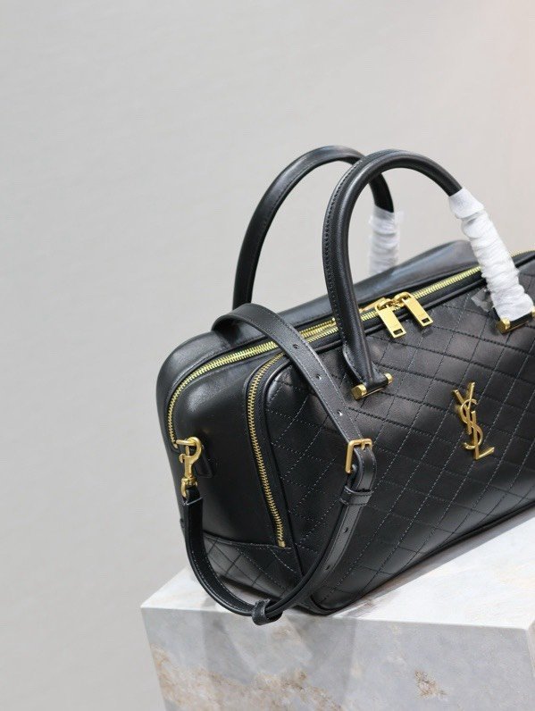 YSL Liya retro luggage bag and bowling bag 31x16x13cm