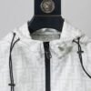 FENDI hoodie white hooded coat