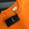 Saint Laurent original round neck short sleeve YSL embroidery logo