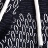 Louis Vuitton white and blue checkered knitted shorts