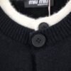 Miumiu sweater fake two-piece wool cardigan