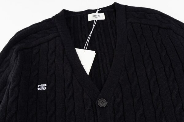 Celine twist knot cardigan sweater