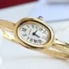 Cartier new bathtub bracelet watch 18k gold
