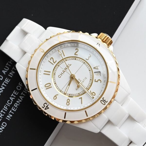 Chanel White Watch Ceramic mechanical watch