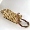 Louis Vuitton top original single Raffia nano speedy handbag