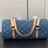 Louis Vuitton papillon denim bleu handbag
