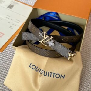 Louis Vuitton s-lock series original imported calf leather 20mm