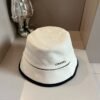Chanel hat black white original