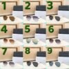 DIOR sunglasses high-end version SIZE: 56 mouth 19-145 folding Premium