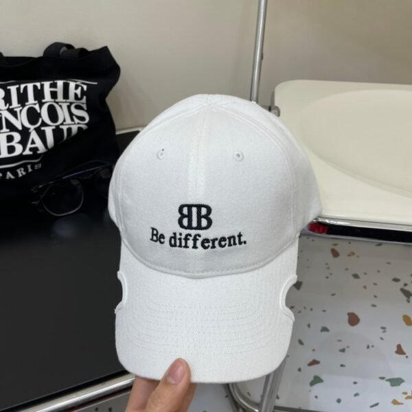 Original Balenciaga baseball cap black and white