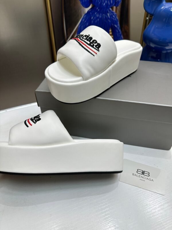 balenciaga couple platform slippers