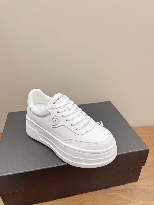 Andelman new arcade blanc platform retro little white shoes