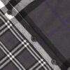 burberry double-brushed striped pair check classic shirt