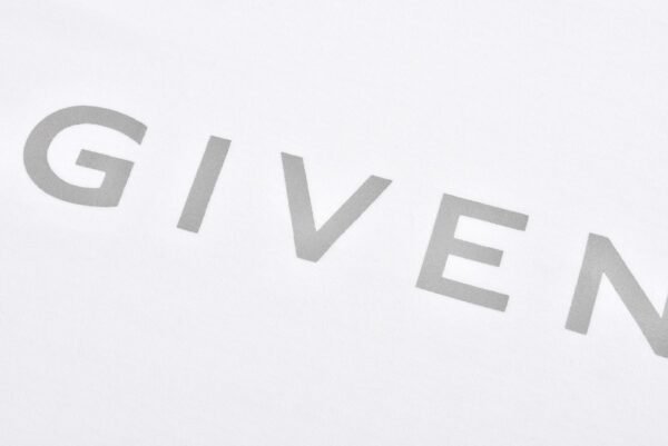 Givenchy reflective letter short-sleeved T-shirt