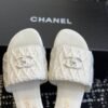Chanel slippers Lazy slippers Black white Beige pink