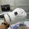 Balenciaga embroidered baseball cap Black White Gray