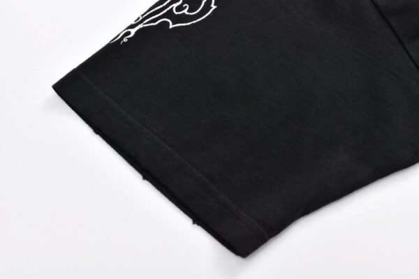 Balenciaga flame Sanskrit letter print short sleeve