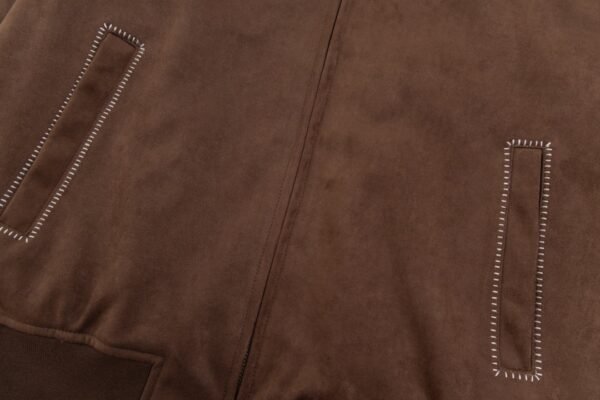 Louis Vuitton suede zipper jacket