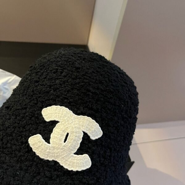 chanel original lamb wool bucket hat 57cm