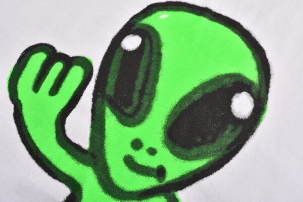 Balenciaga’s dissolved smiling alien T-shirt