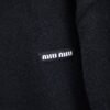 Miumiu sweater fake two-piece wool cardigan