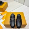 Louis Vuitton original calf leather 1:1 slippers