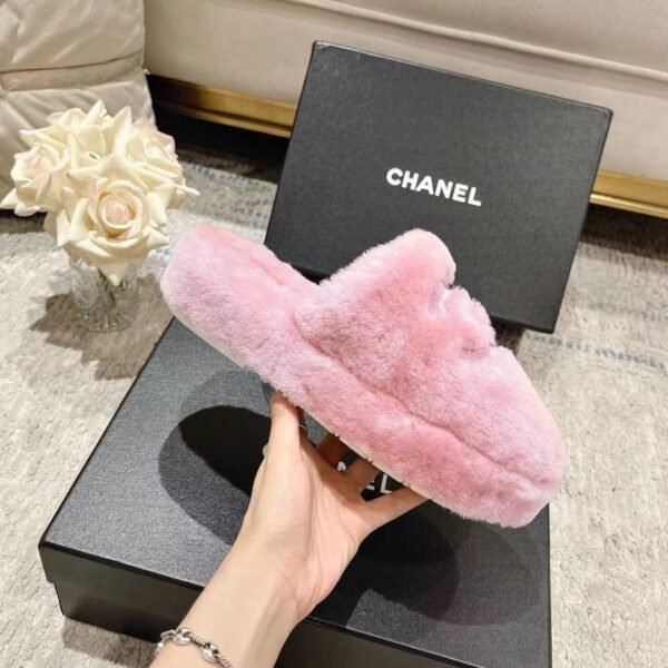 Chane Wool slippers pure fur all lamb wool