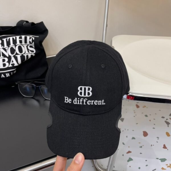 Original Balenciaga baseball cap black and white