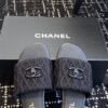 Chanel slippers Lazy slippers Black white Beige pink