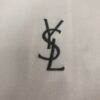 Saint Laurent original round neck short sleeve YSL embroidery logo