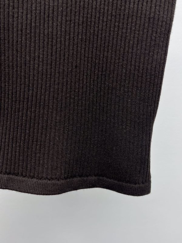 MIUMIU original embroidered sleeveless sweater