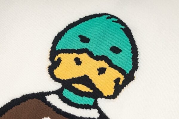 louis vuitton Duck alphabet knitted long-sleeved wool