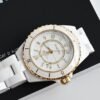 Chanel White Watch Ceramic mechanical watch