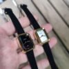 Chanel new watch original watch one yard cowhide black velvet strap