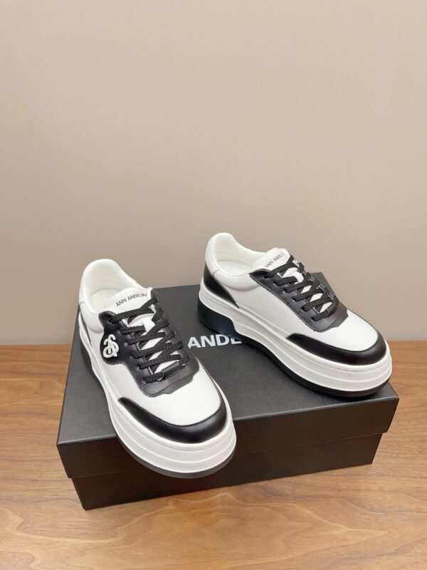 Andelman new arcade blanc platform retro little white shoes